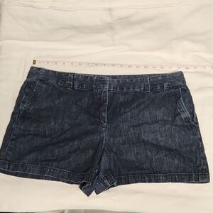 LOFT Dark Blue Jean Shorts for Women